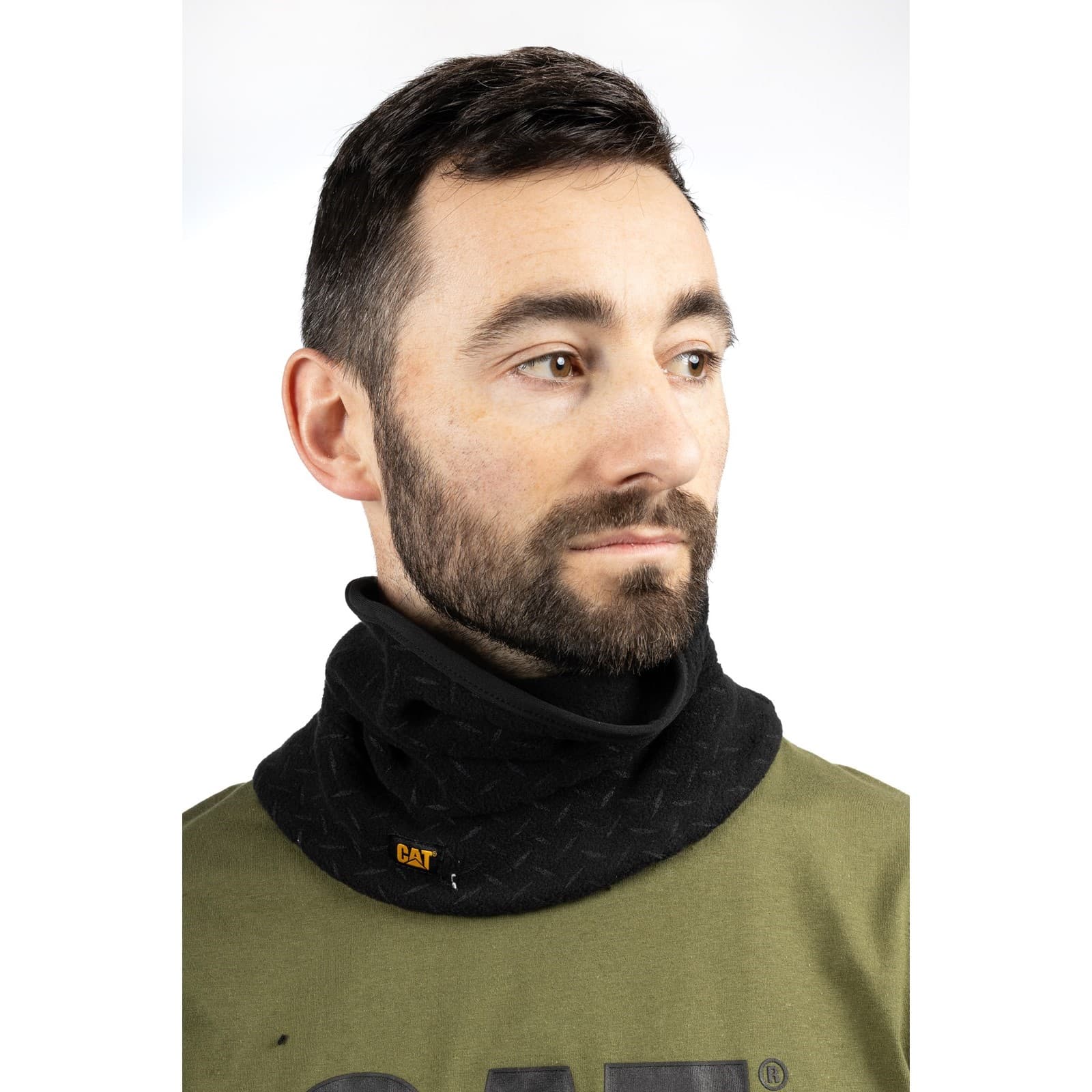 Caterpillar Caterpillar Neck Warmer - Diamond Plate Black in Diamond Plate Black