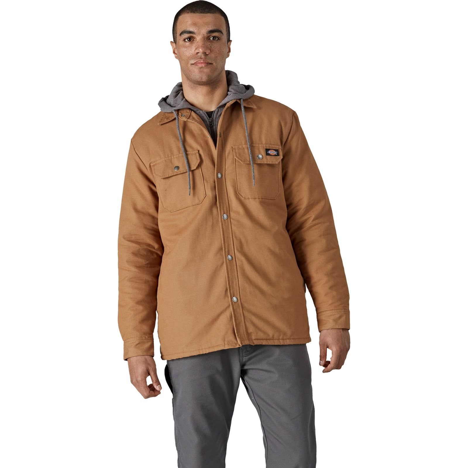 Dickies Dickies Duck Shirt Jacket - Brown Duck in Brown Duck