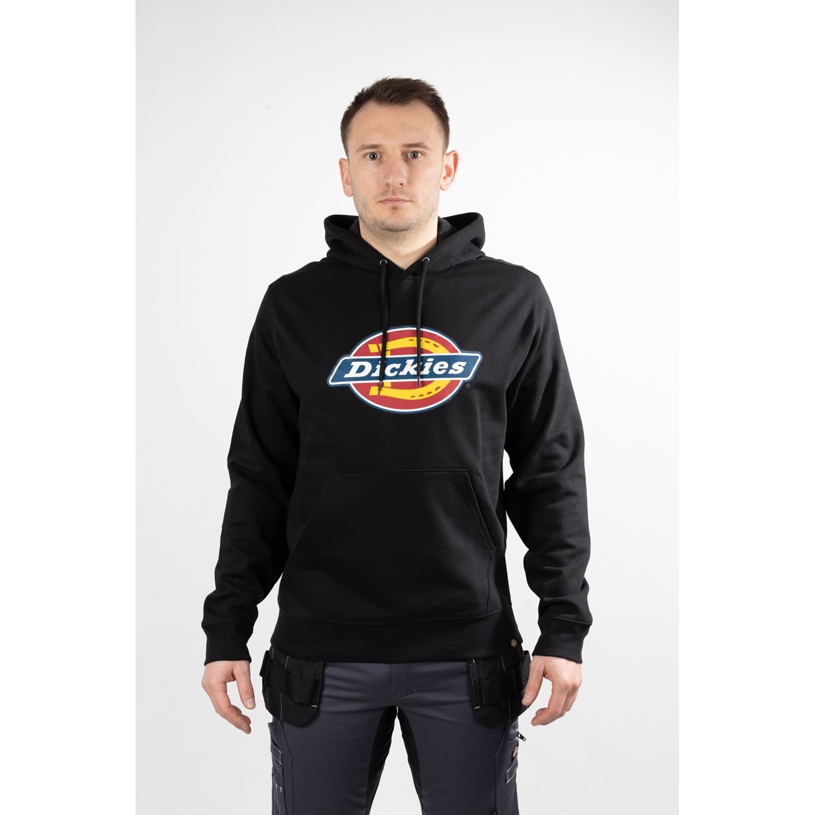 Dickies Dickies Logo Graphic Fleece Hoodie - Black in Black