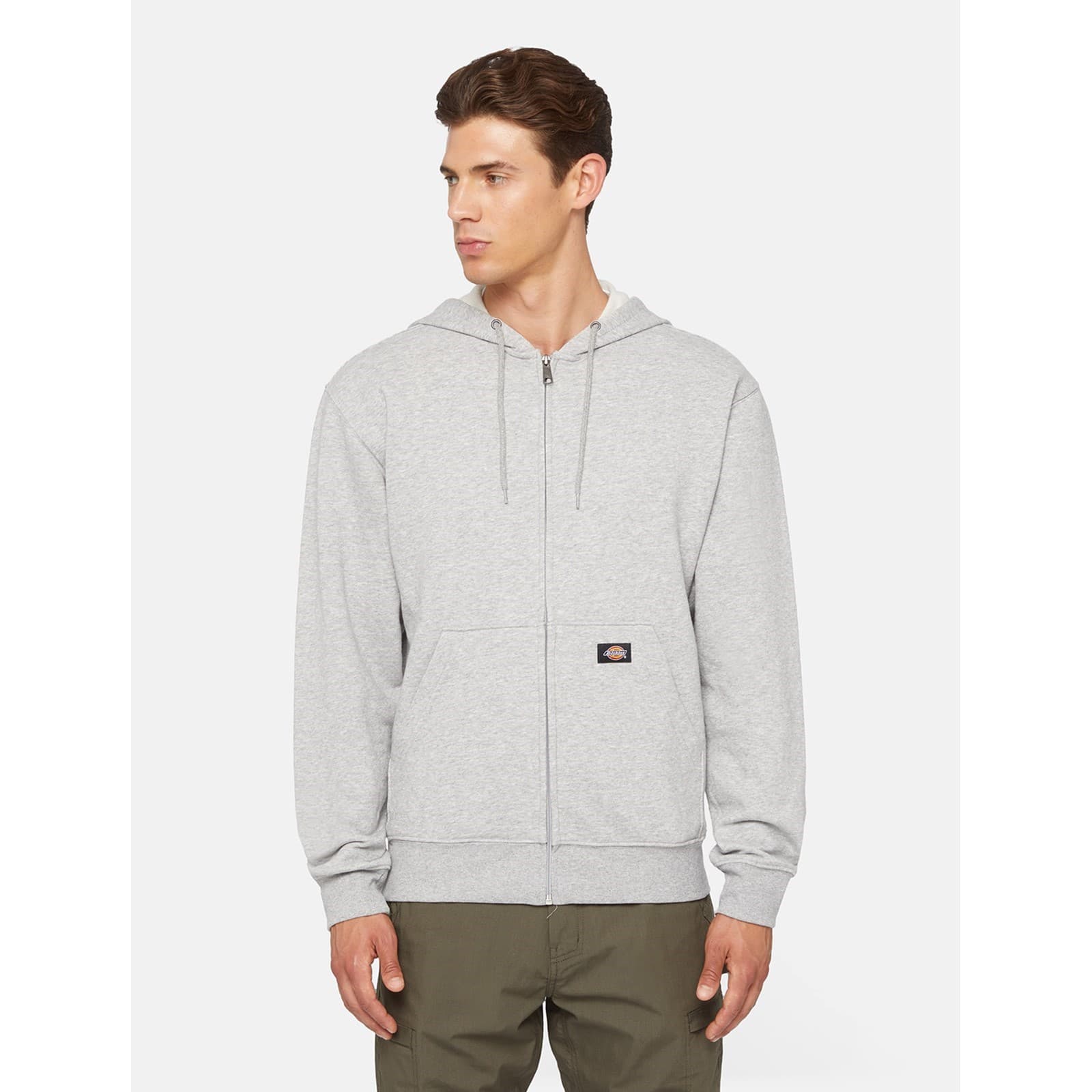 Dickies Dickies Everyday Fleece Zip Hoodie - Heather Grey in Heather Grey