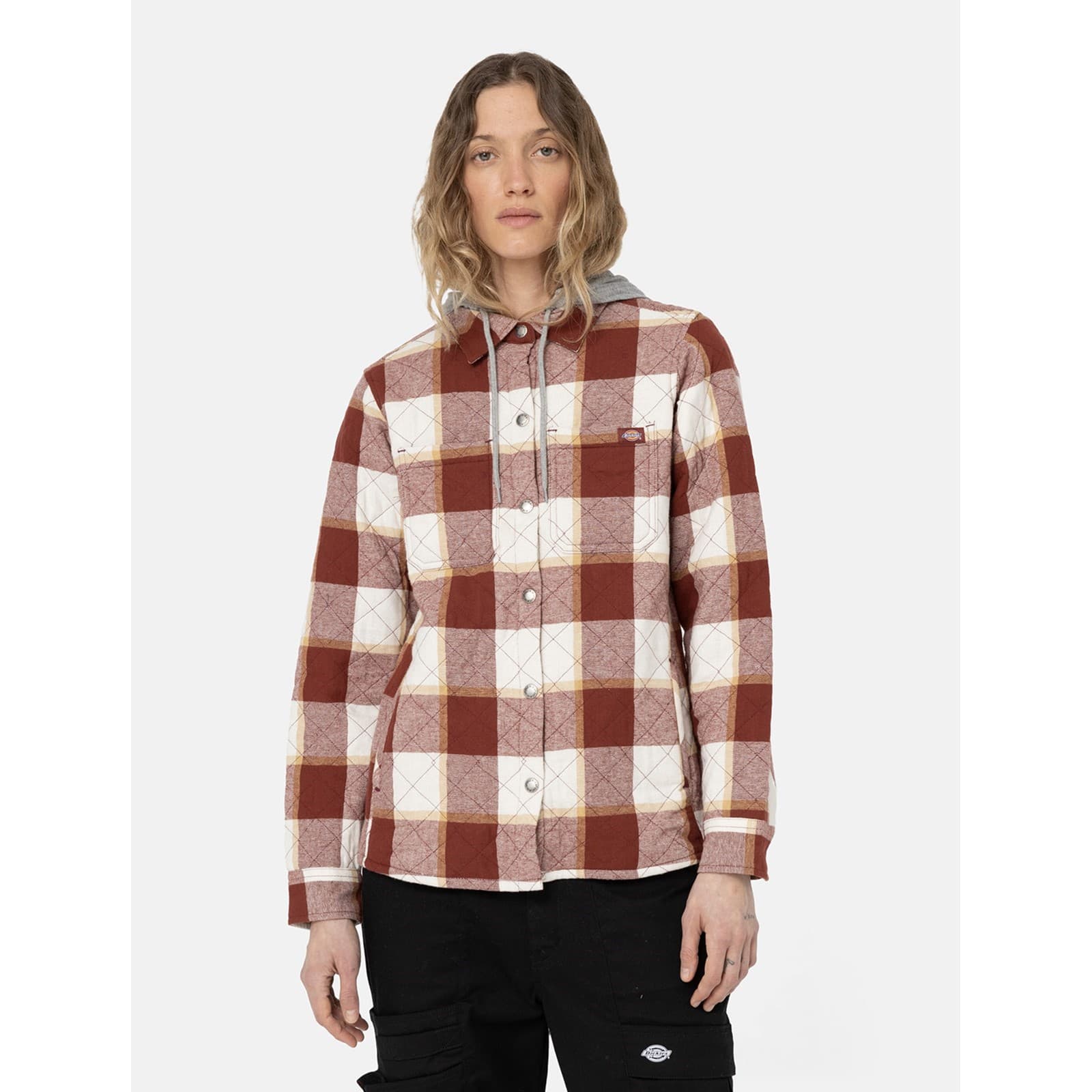 Dickies Dickies Flannel Shirt Jacket - Fired Brick in Fired Brick