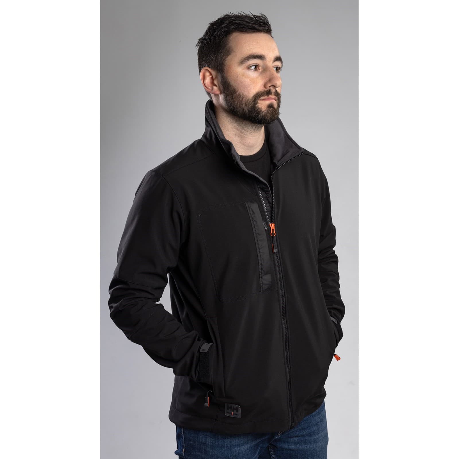 Helly Hansen Workwear Helly Hansen Workwear Kensington Softshell Jacket - Black in Black