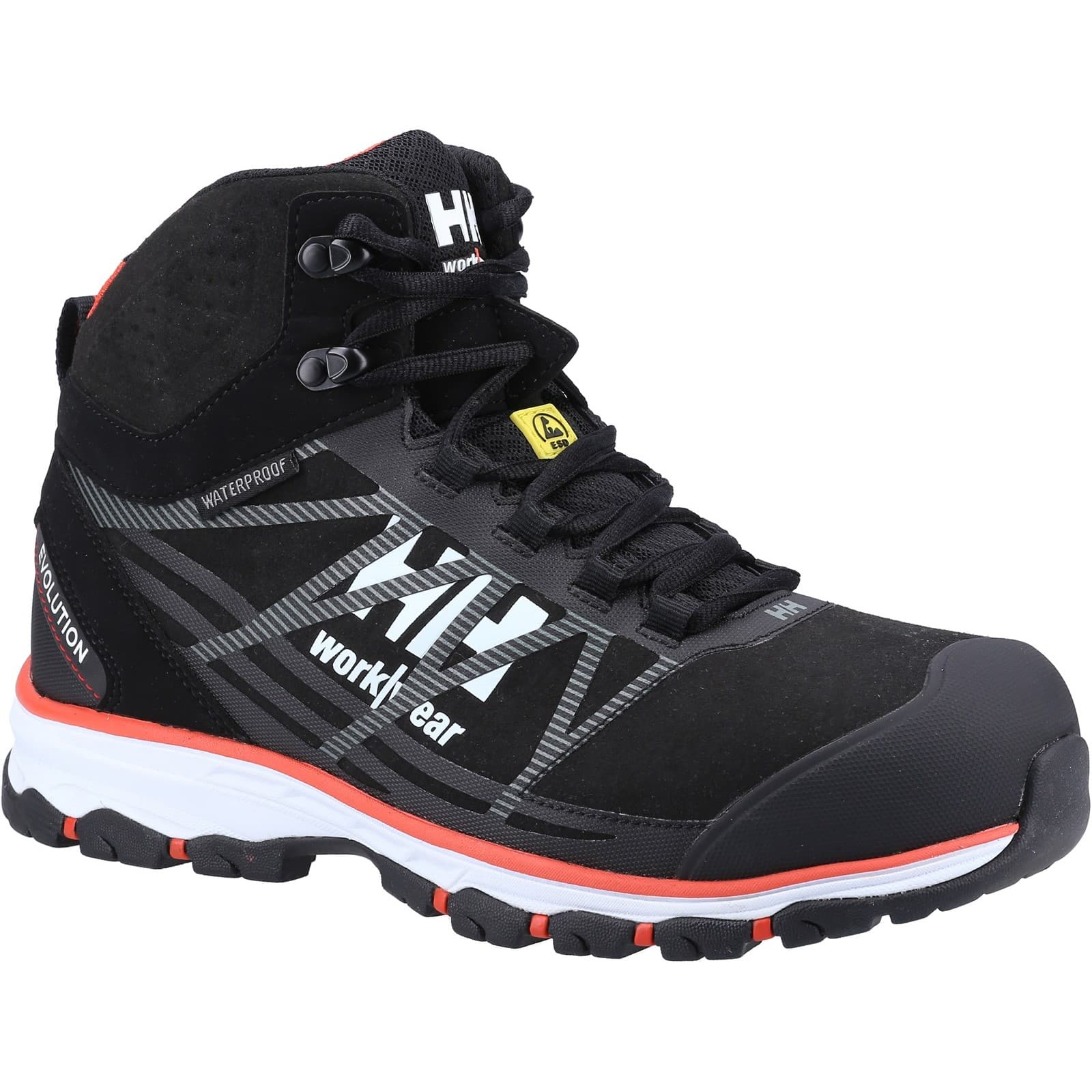 Helly Hansen Workwear Helly Hansen Workwear Chelsea Evolution Mid Safety Boot - Black in Black