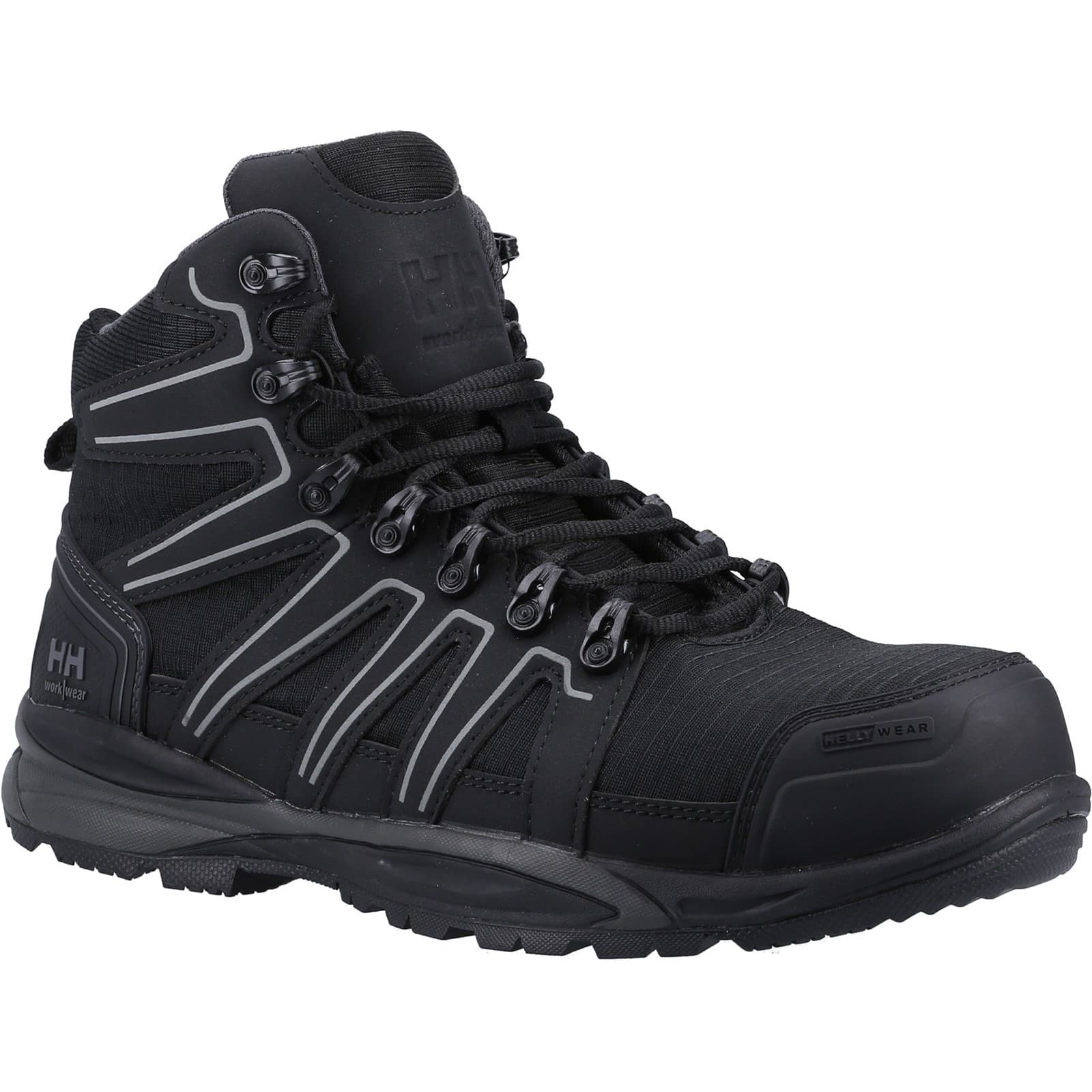 Helly Hansen Workwear Helly Hansen Workwear Manchester Mid S3 Safety Boot - Black/Grey in Black/Grey