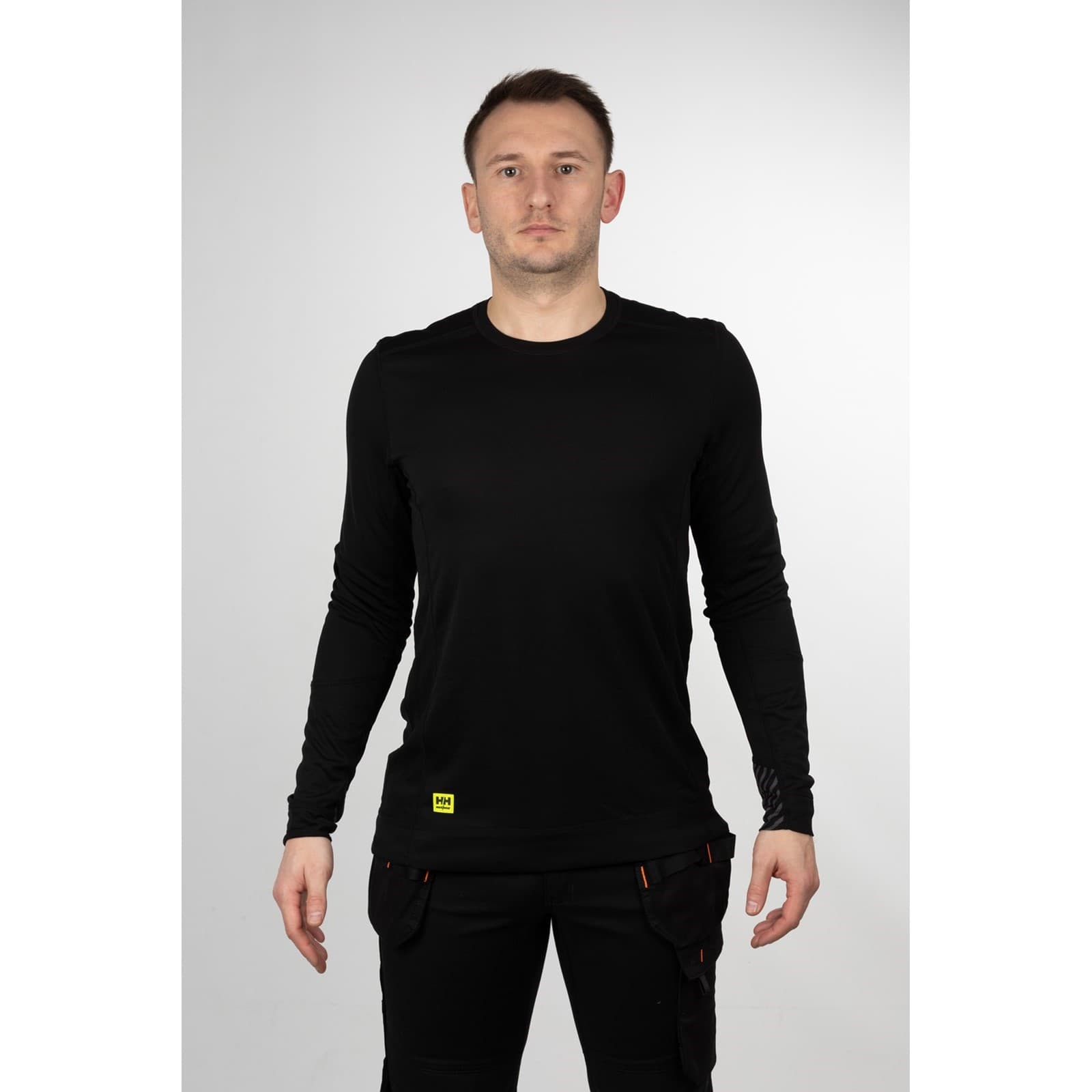 Helly Hansen Workwear Lifa Base Layer Crewneck - Black