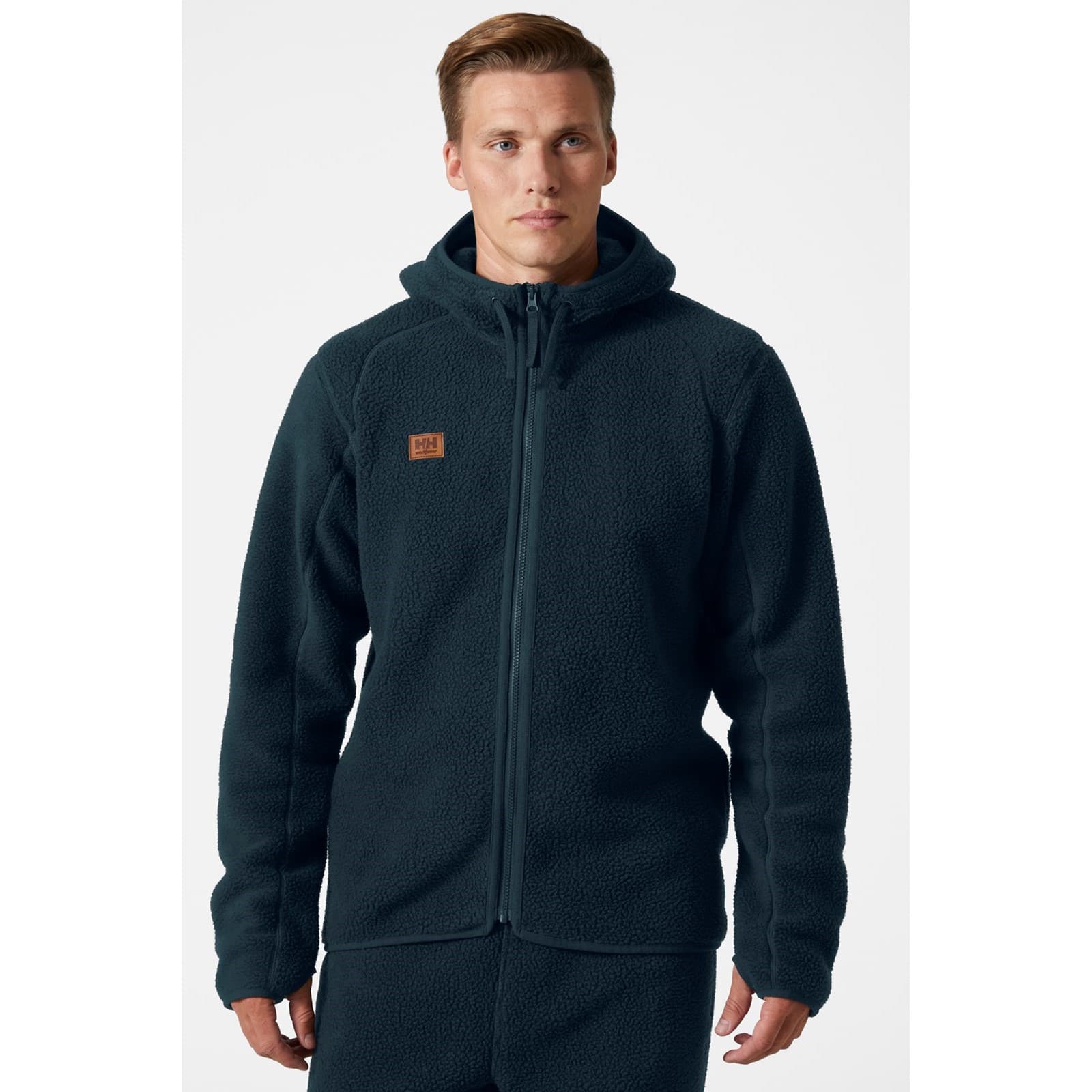 Helly Hansen Workwear Helly Hansen Workwear Heritage Pile Hoodie - Navy in Navy