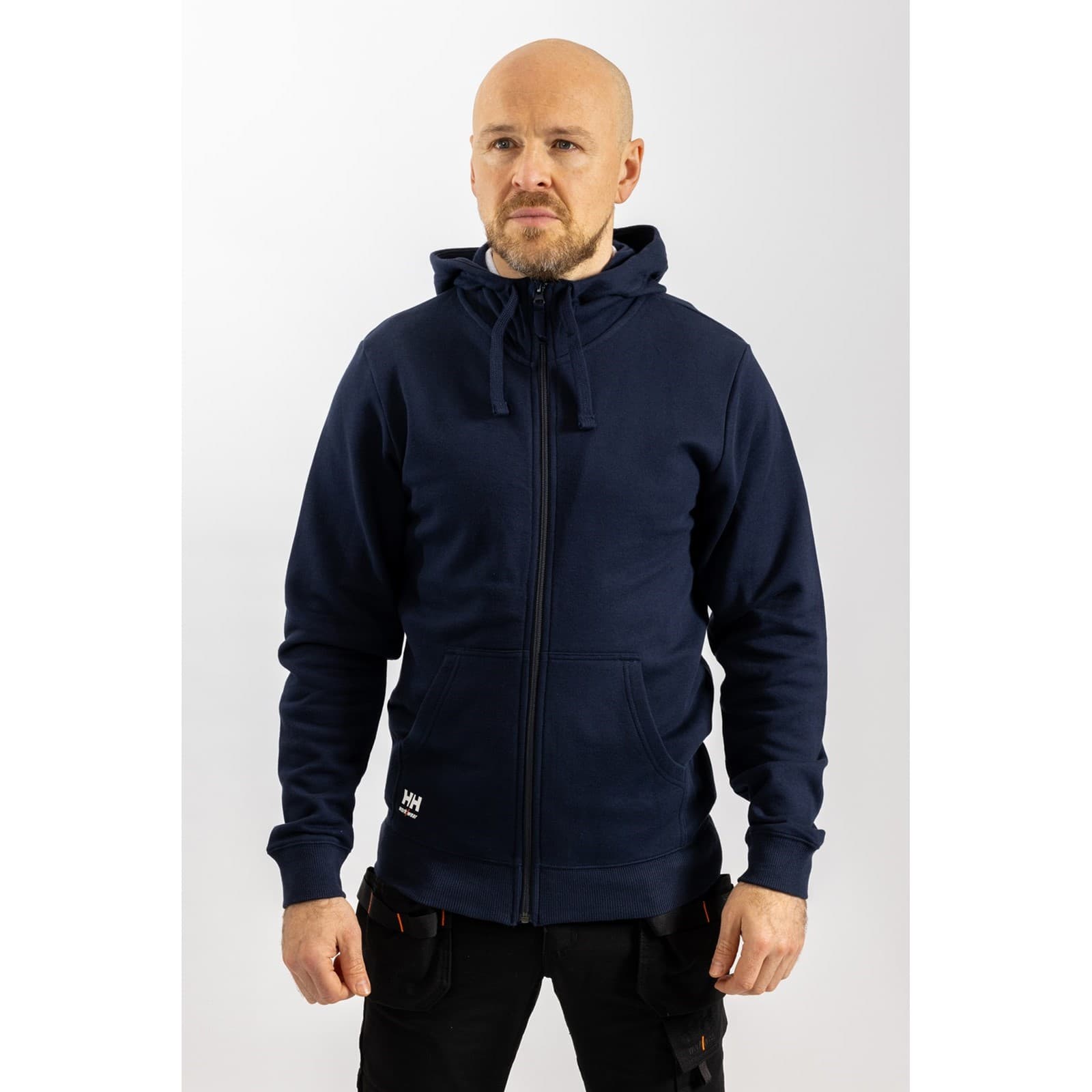 Helly Hansen Workwear Helly Hansen Workwear Manchester Zip Hoodie - Navy in Navy