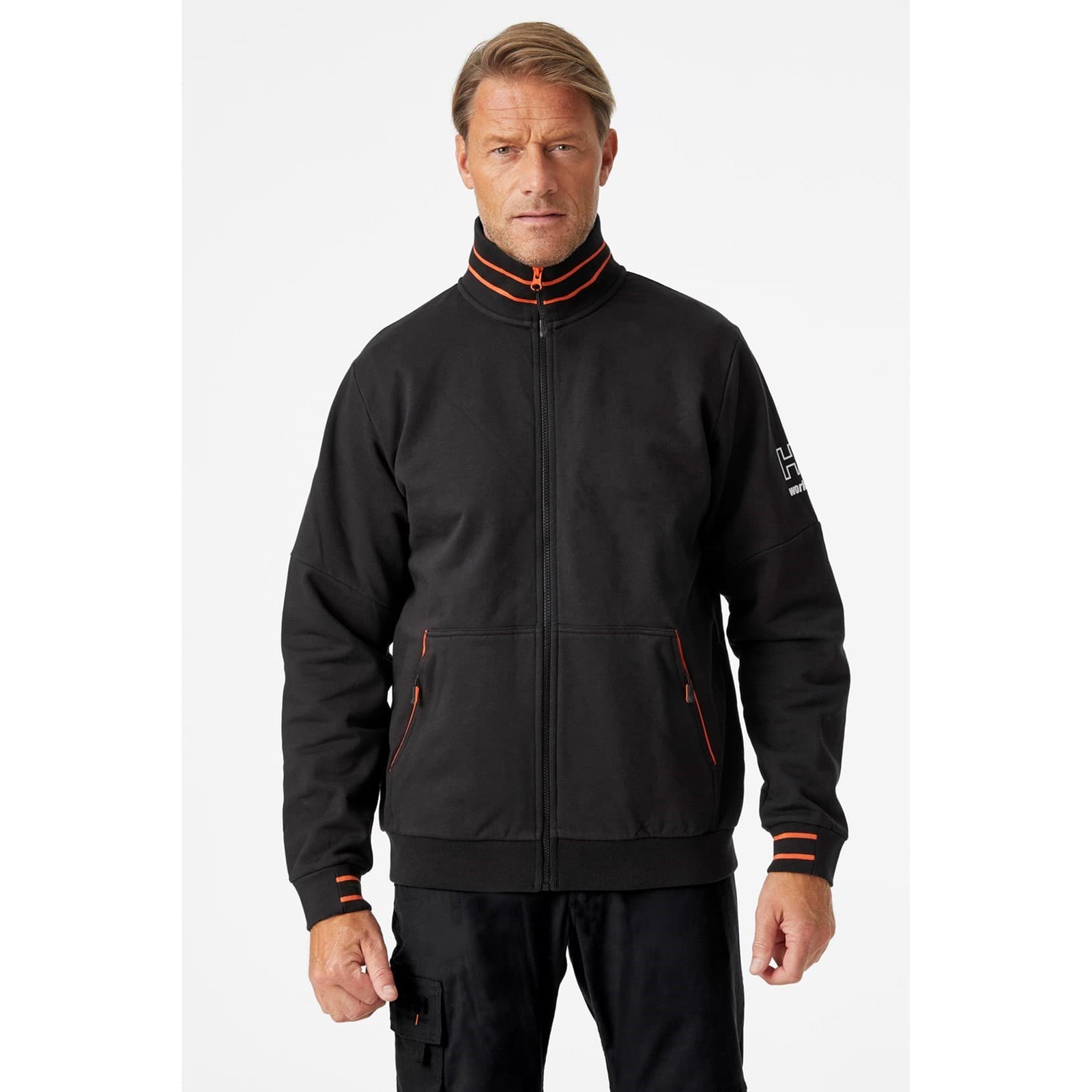 Helly Hansen Workwear Helly Hansen Workwear Kensington Zip Sweatshirt - Black in Black