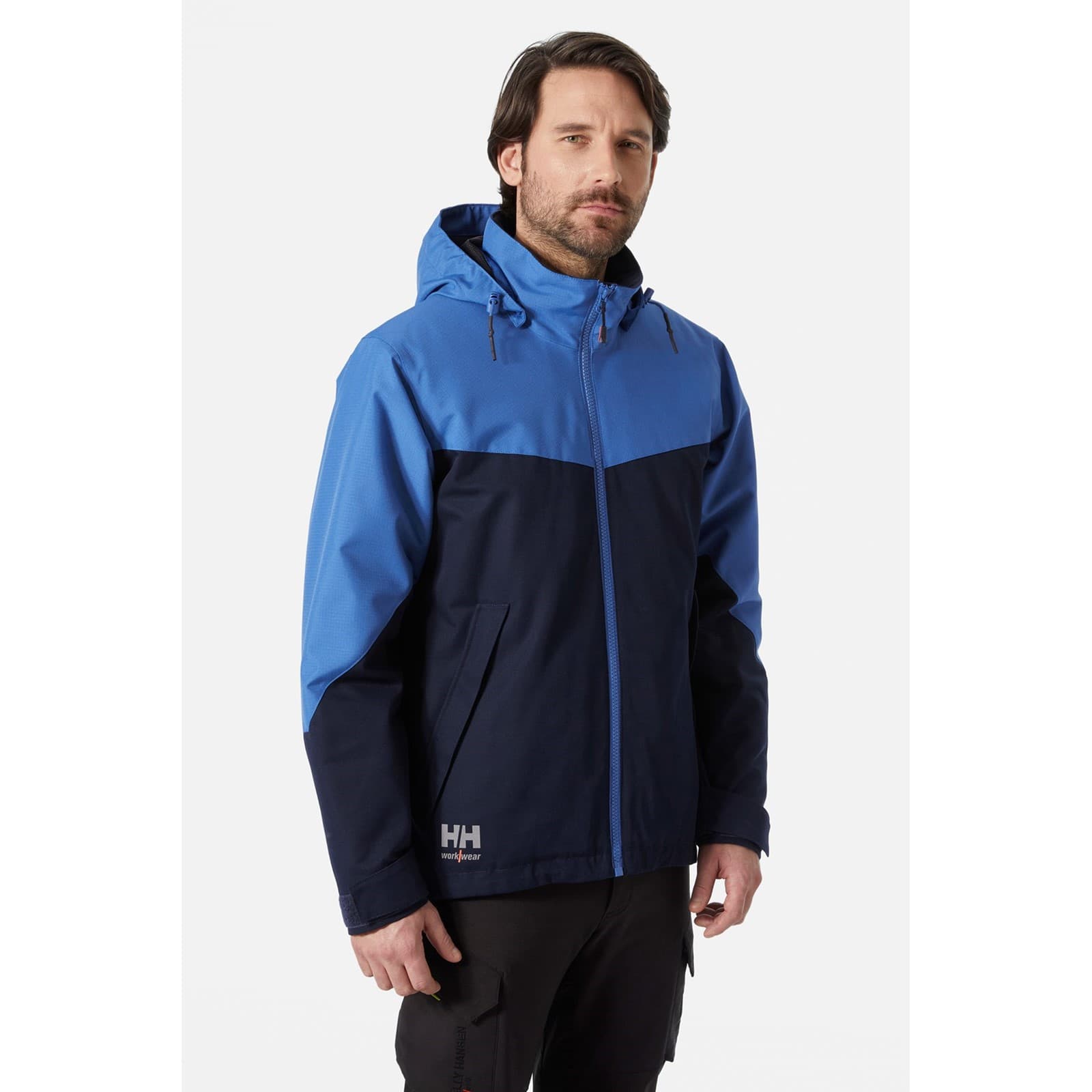 Helly Hansen Workwear Helly Hansen Workwear Oxford Winter Jacket - Navy/Stone Blue in Navy/Stone Blue