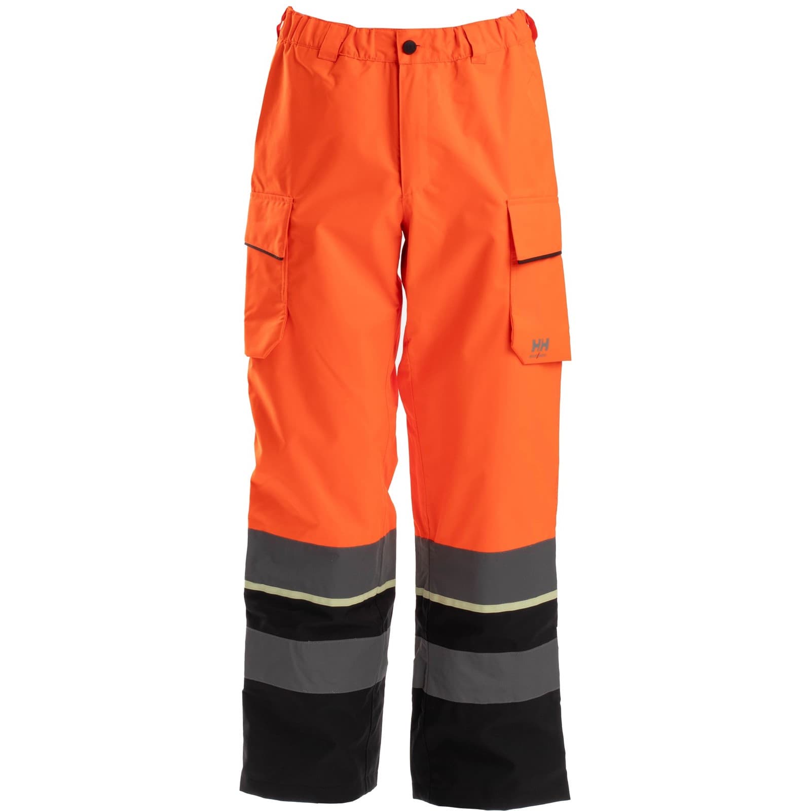 Helly Hansen Workwear UC-ME Hi Vis Shell Trousers - Orange/Ebony