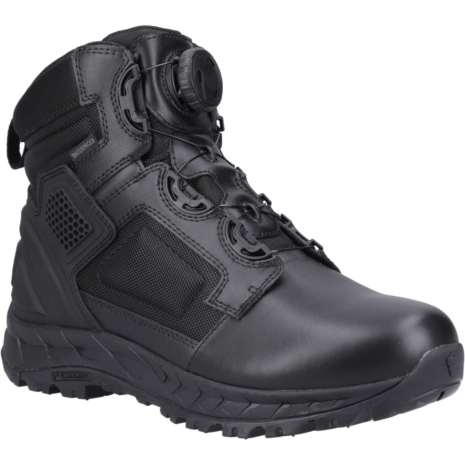 Magnum Magnum Spider Exo 6.0 WP M-Loc Occupational Footwear - Black in Black
