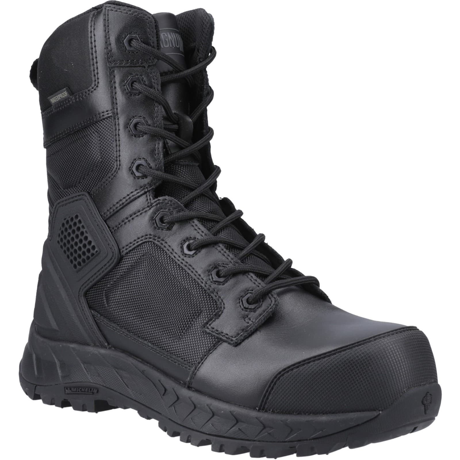 Magnum Magnum Spider Exo 8.0 WP SZ Occupational Footwear - Black in Black