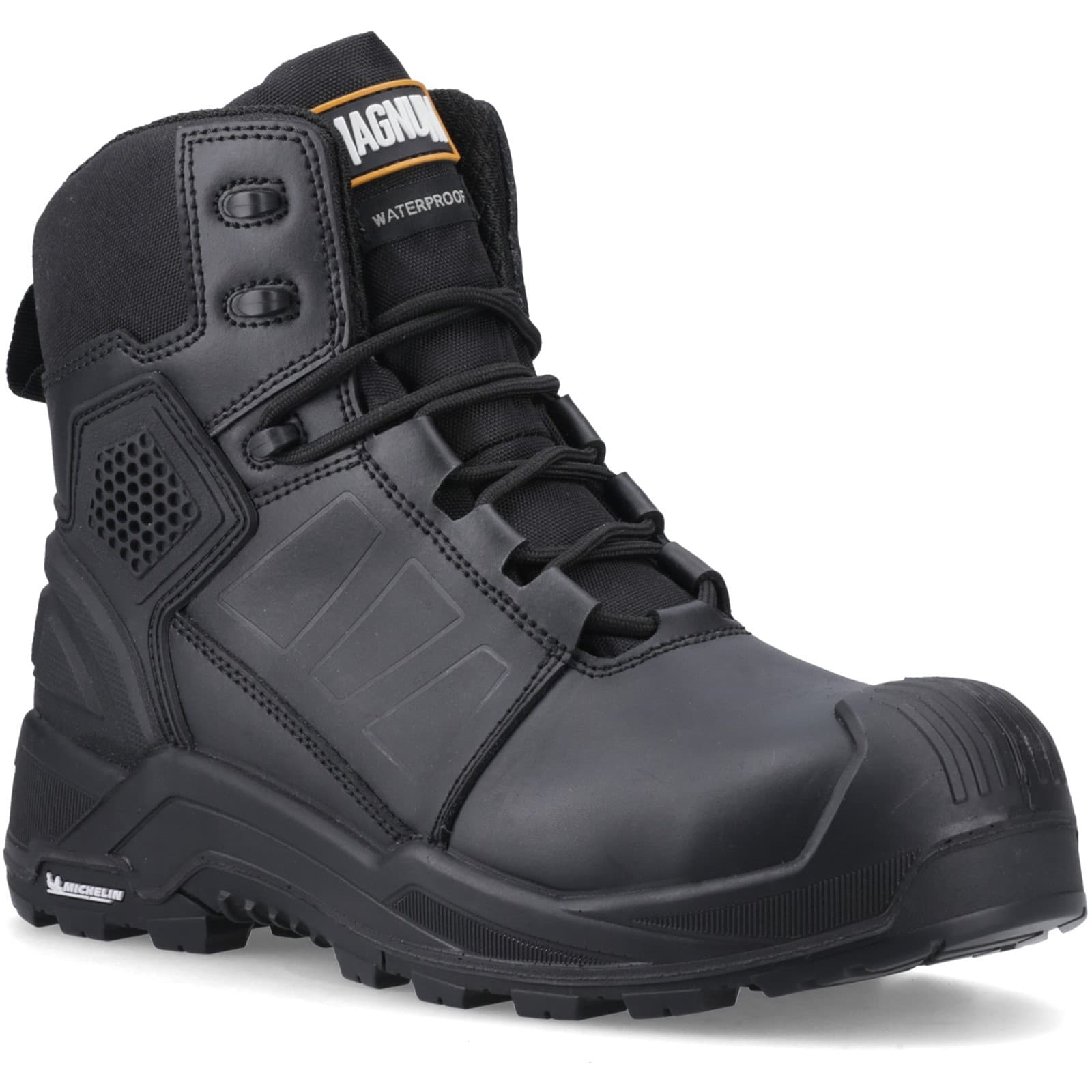 Magnum Magnum Storm Force 6" Waterproof Safety Footwear - Black in Black