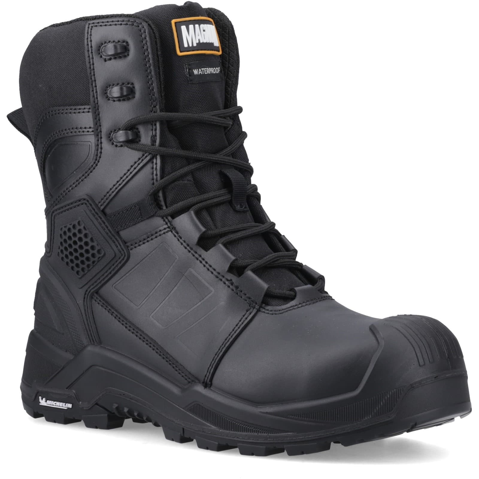 Magnum Magnum Storm Force 8" Waterproof Safety Footwear - Black in Black