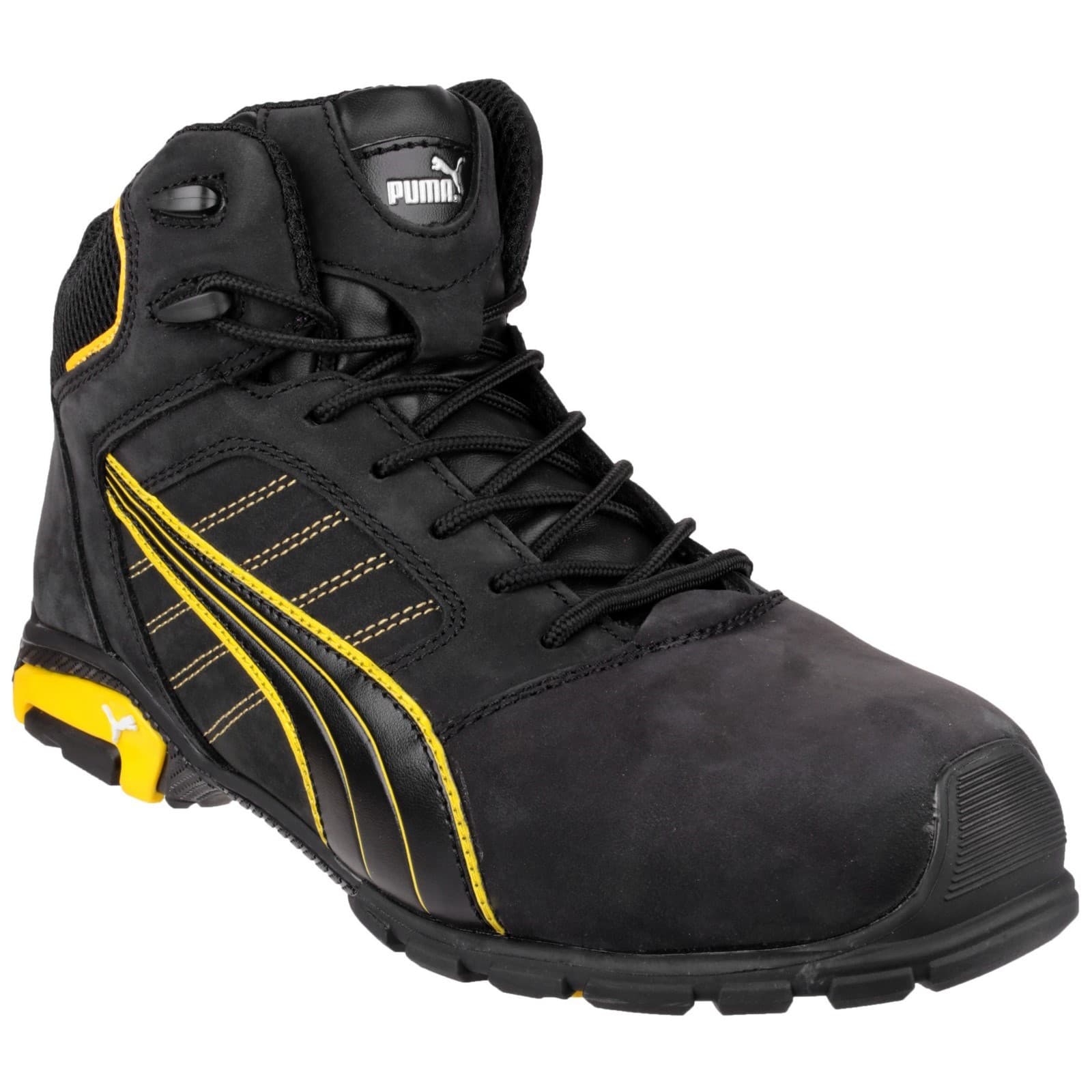 Puma Safety Puma Safety Amsterdam Mid Safety Boot - Black in Black