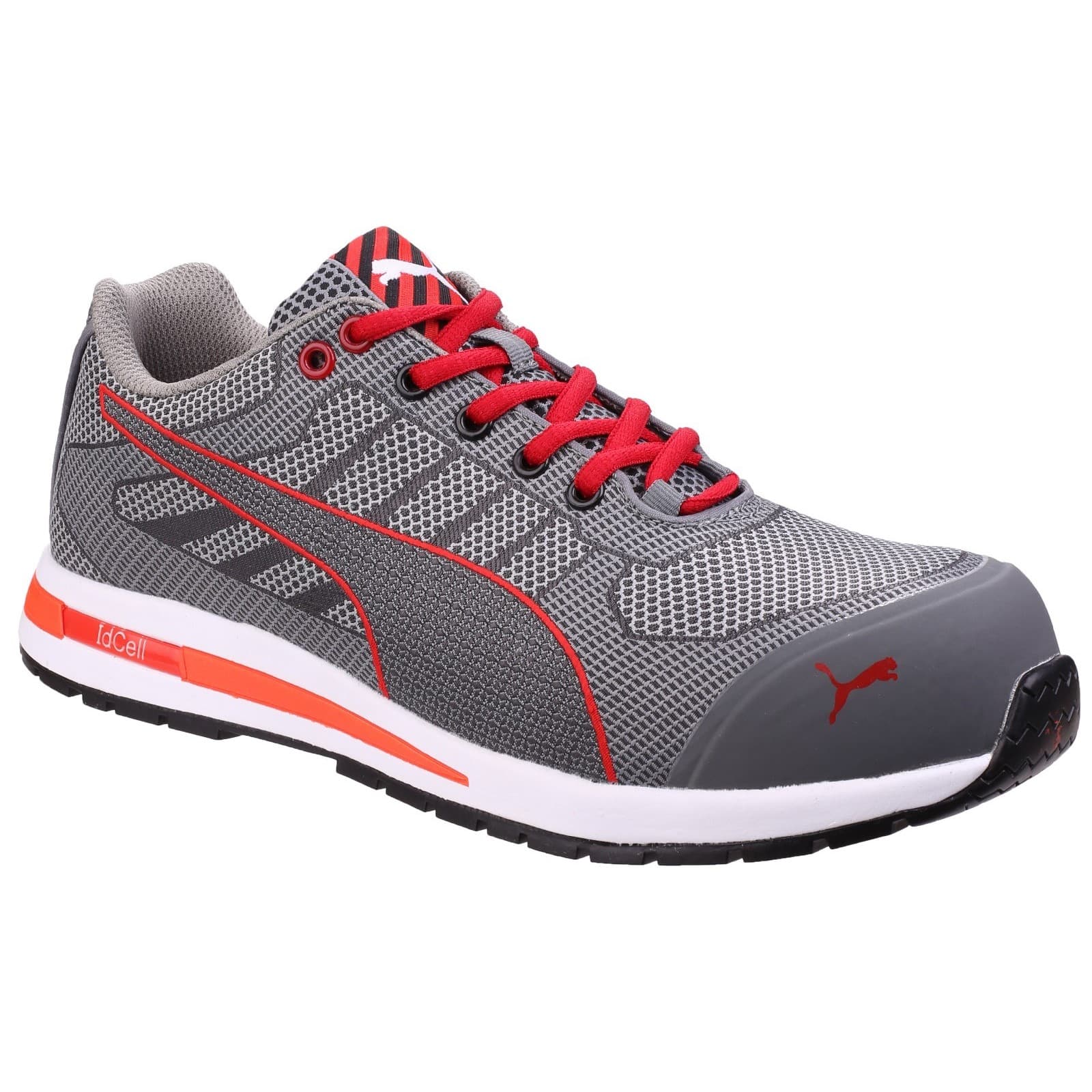Puma Safety Puma Safety Xelerate Knit Low Safety Trainer - Grey in Grey