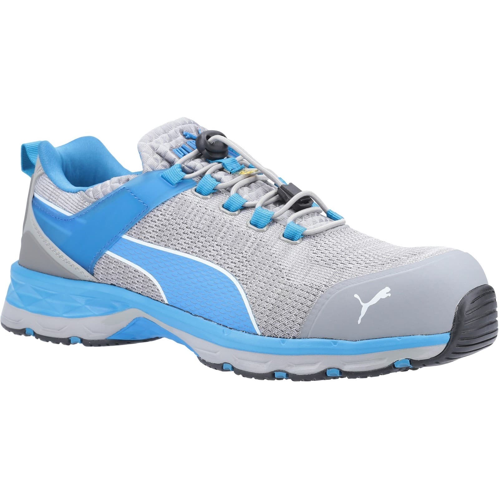 Puma Safety Puma Safety Xcite Low Toggle Safety Trainer - Grey/Blue in Grey/Blue