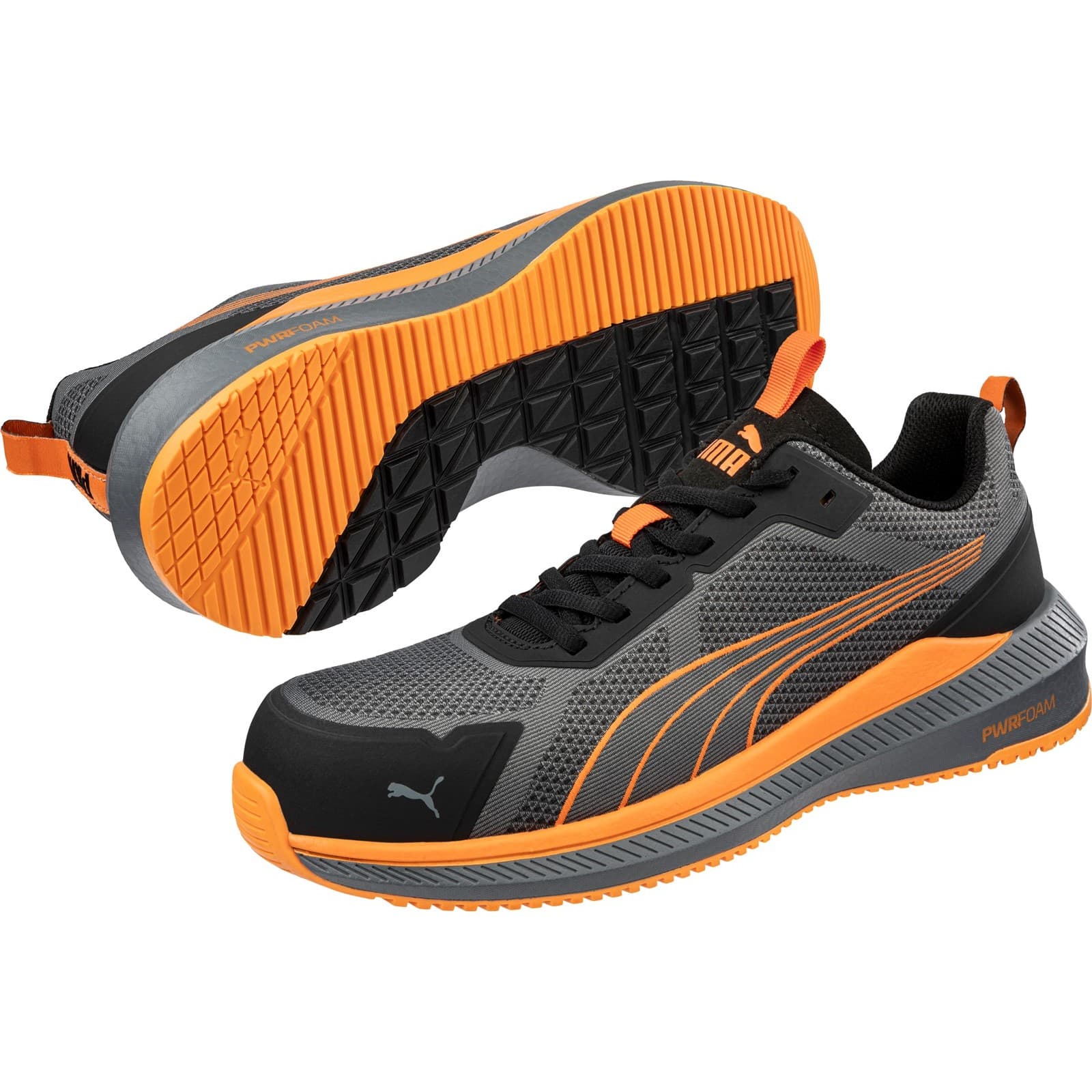 Puma Safety Slide Low - Grey/Orange