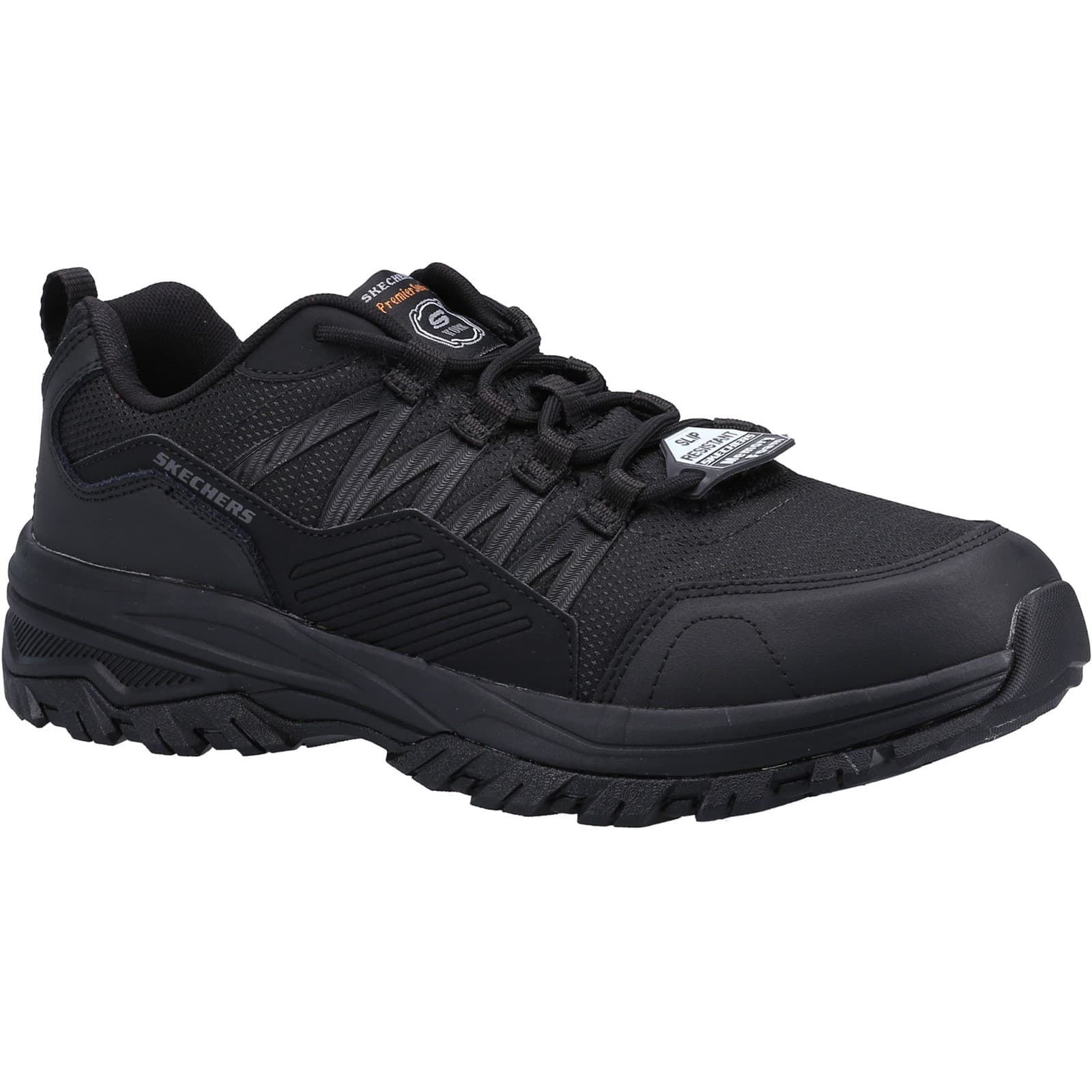 Skechers Workwear Skechers Workwear Fannter Occupational Shoe - Black in Black