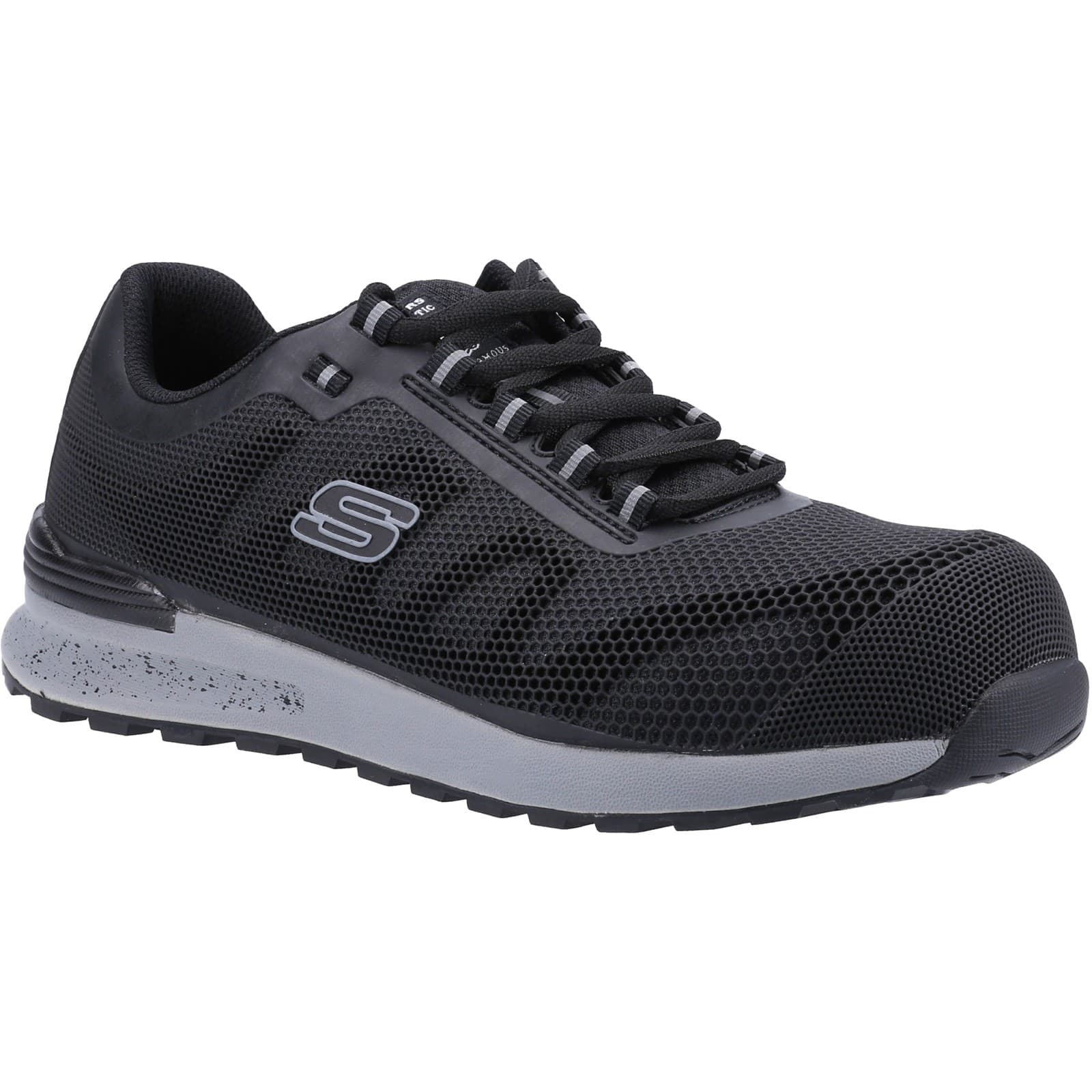 Skechers Workwear Skechers Workwear Bulklin Bragoo Safety Trainer - Black in Black