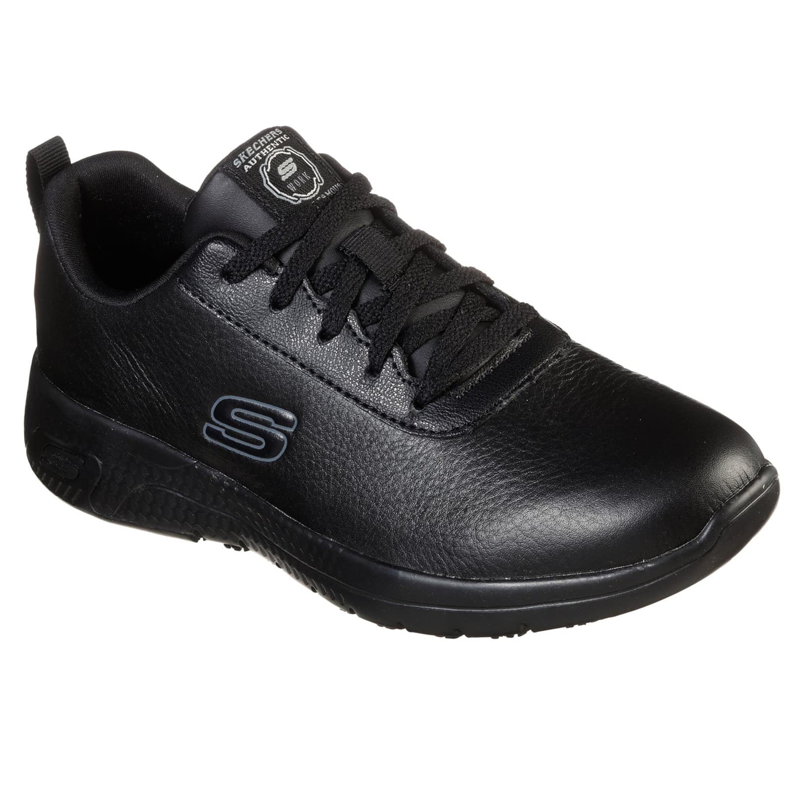 Skechers Workwear Skechers Workwear Marsing Gmina Slip Resistant Occupational Shoe - Black in Black