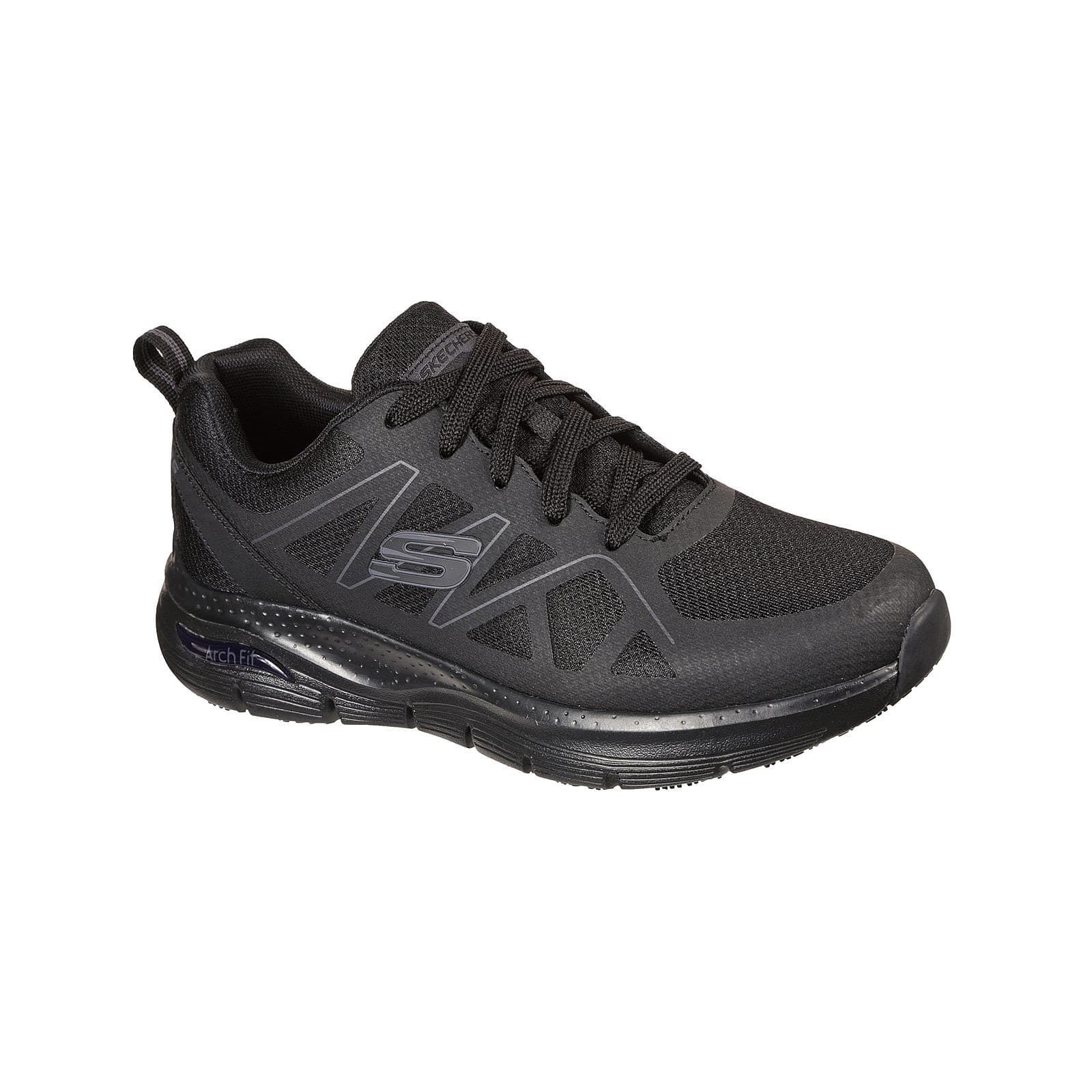 Skechers Workwear Skechers Workwear Arch Fit SR Axtell Occupational Shoe - Black in Black