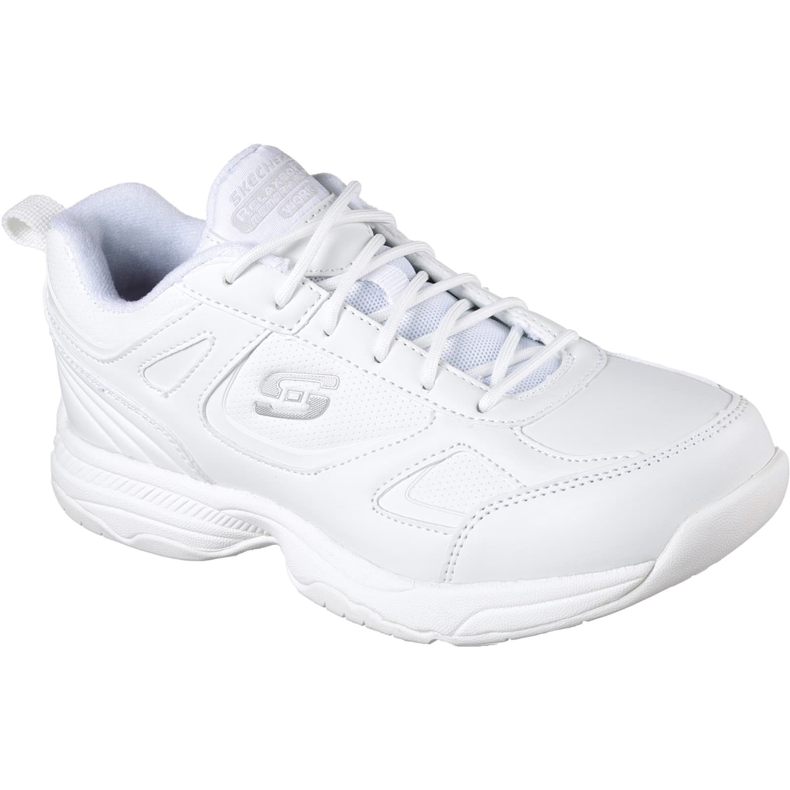 Skechers Workwear Skechers Workwear Work Relaxed Fit: Dighton - Bricelyn SR Safety Shoe - White in White