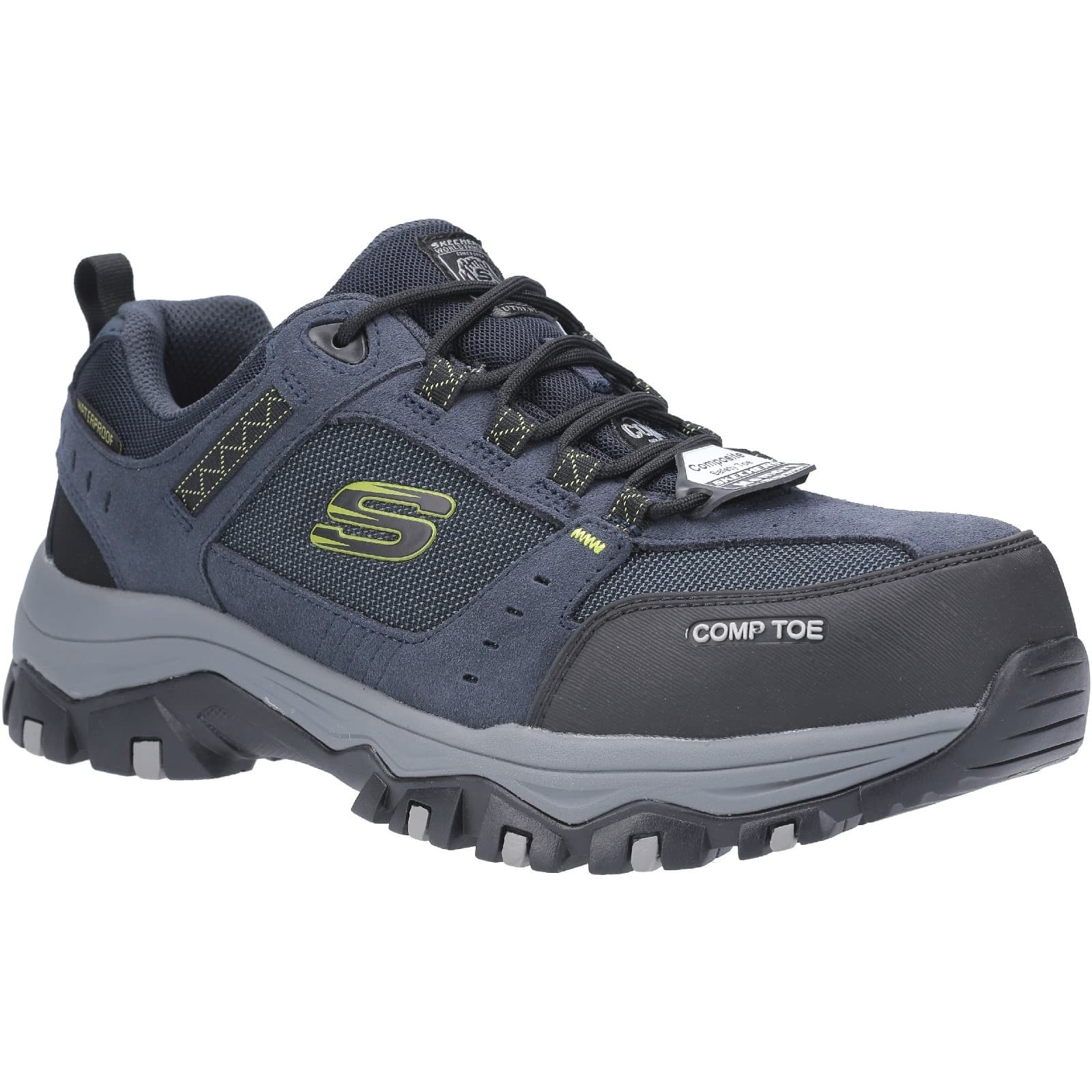 Skechers Workwear Skechers Workwear Greetah Safety Hiker with Composite Toe - Navy/Black in Navy/Black