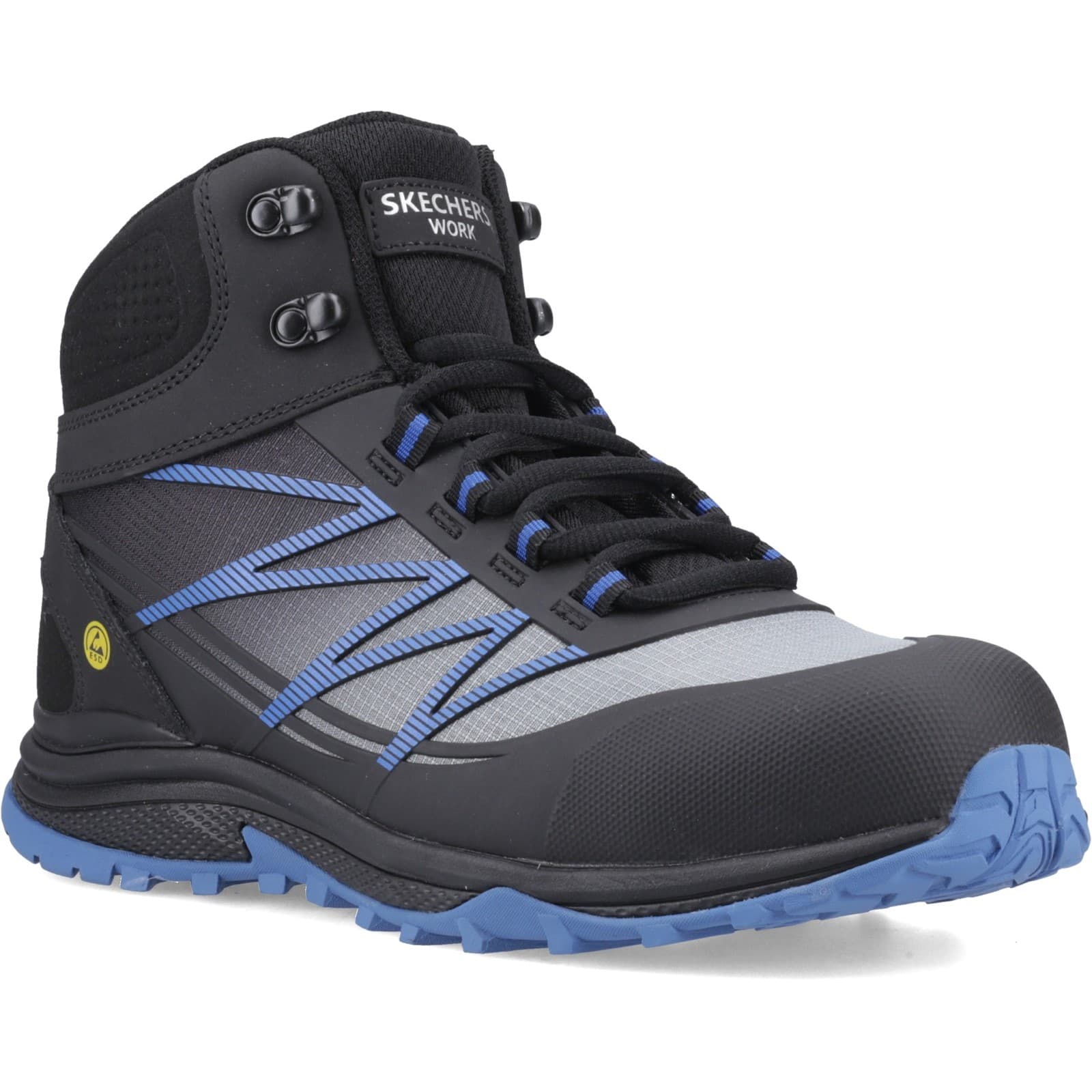 Skechers Workwear Skechers Workwear Puxal Firmle Safety Boots - Black/Blue in Black/Blue