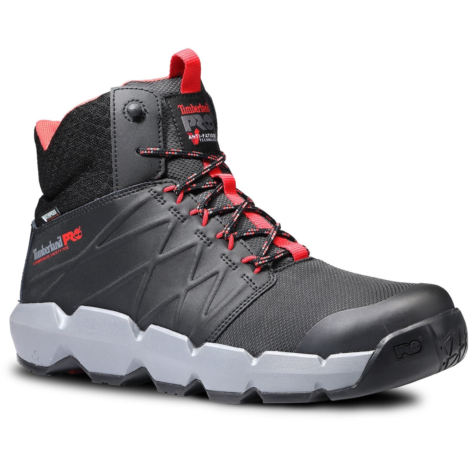 Timberland Pro Morphix 6" Safety Boot - Black/Red