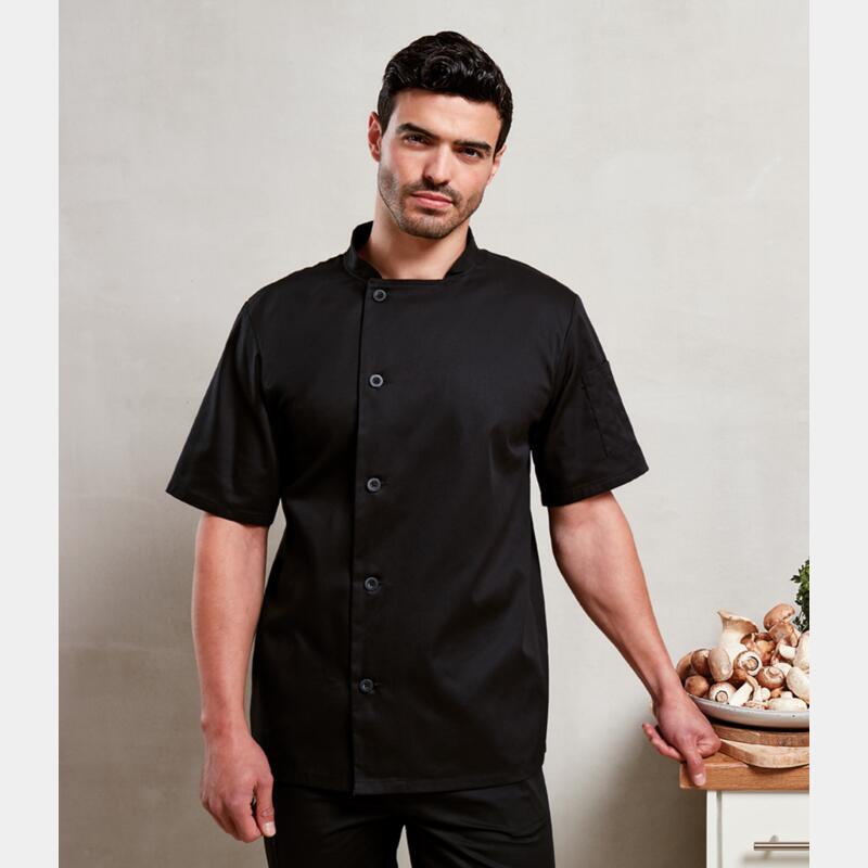 Premier Essential Short Sleeve Chef's Jacket Thumbnail