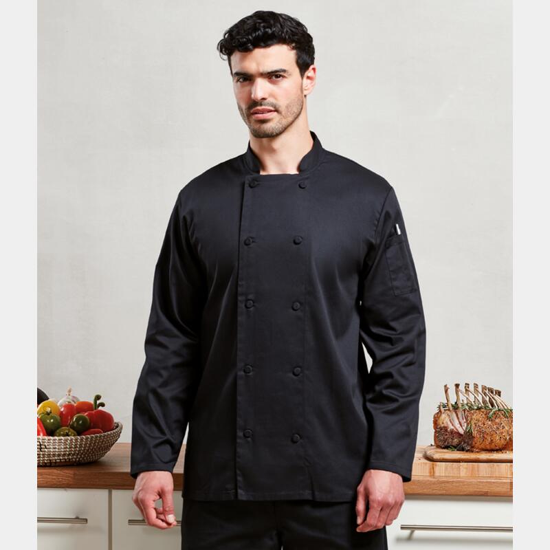 Premier Coolchecker® Long Sleeve Chef's Jacket Thumbnail