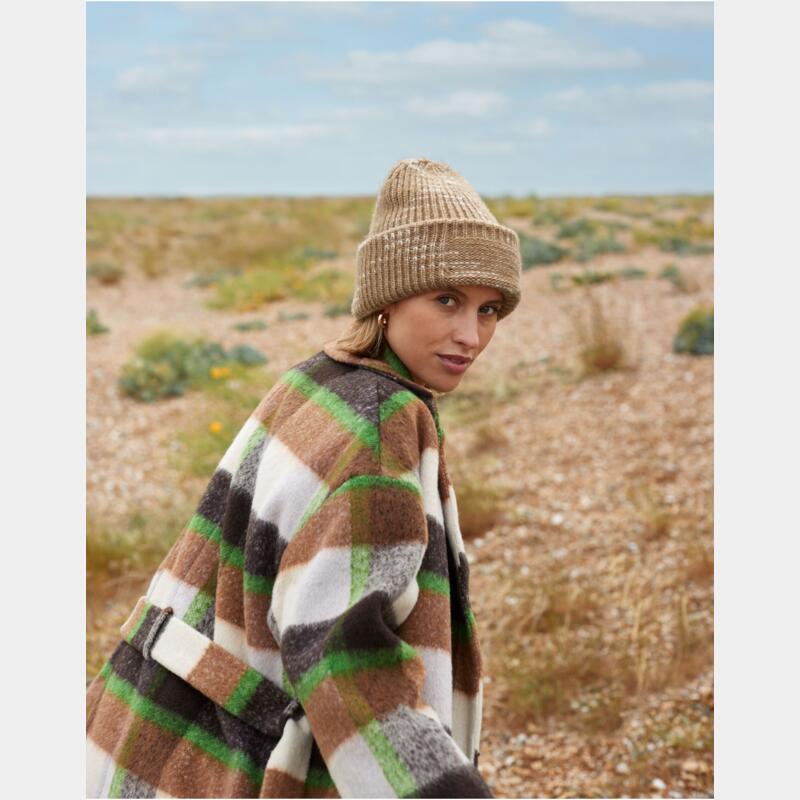 Chunky Knitted Patch Beanie Thumbnail