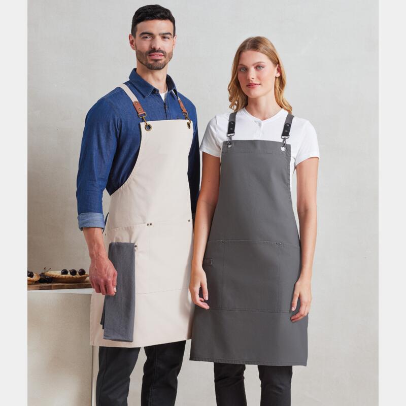 Premier Clip 'n' Clasp Cross Back Bib Apron Thumbnail
