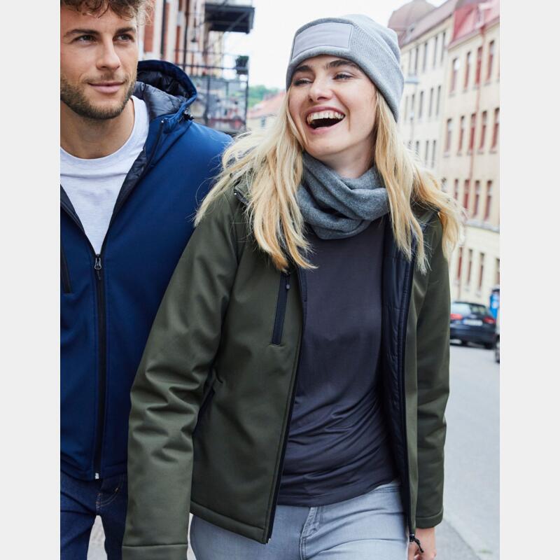 Ladies Padded Softshell Hoody Thumbnail