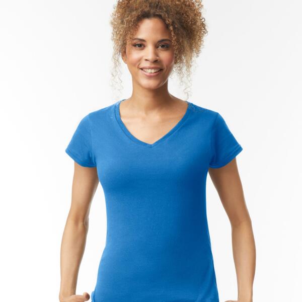 Softstyle® Ladies' V-Neck T-Shirt Thumbnail
