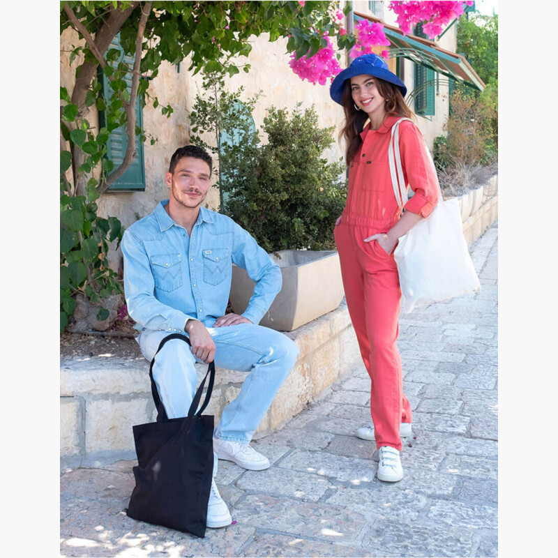 Guildford Cotton Shopper/Tote Shoulder Bag Thumbnail