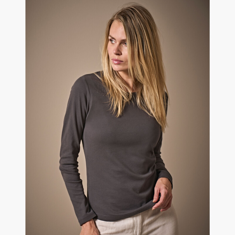 Ladies' Long Sleeve Interlock Tee Thumbnail