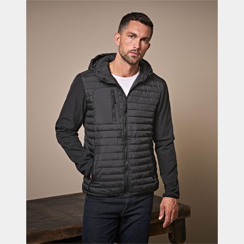 Men's Hooded Crossover Jacket Thumbnail