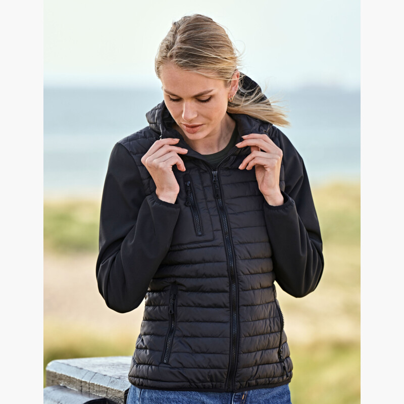 Ladies' Hooded Crossover Jacket Thumbnail