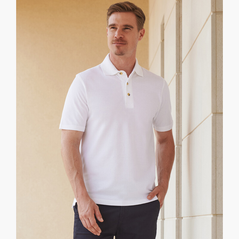Henbury Classic Heavy Cotton Piqué Polo Shirt Thumbnail