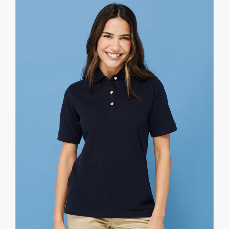 Henbury Ladies Classic Cotton Piqué Polo Shirt Thumbnail