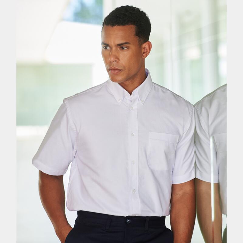 Henbury Short Sleeve Classic Oxford Shirt Thumbnail