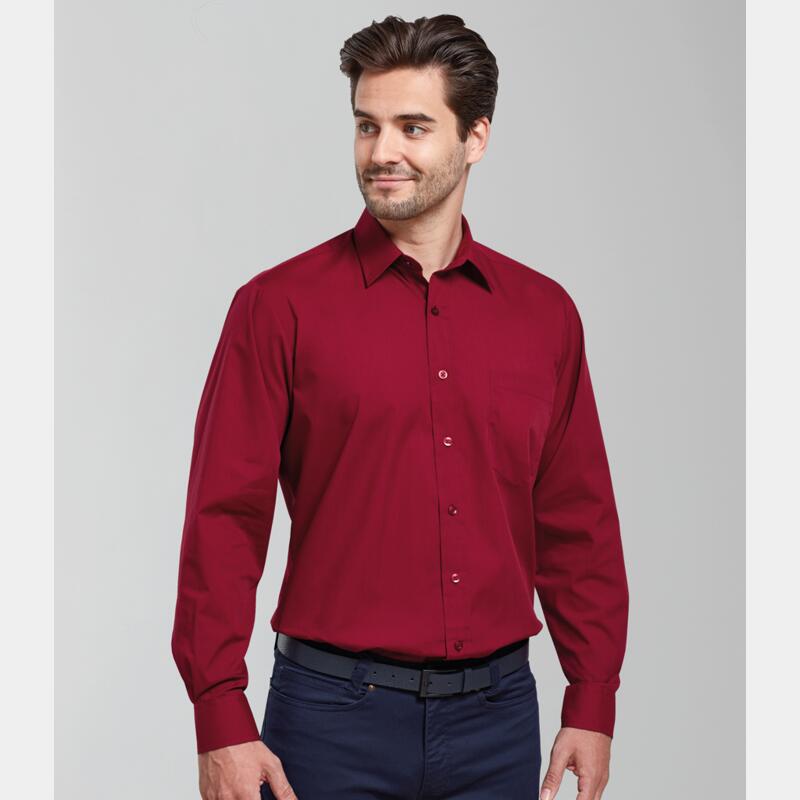 Premier Long Sleeve Poplin Shirt Thumbnail