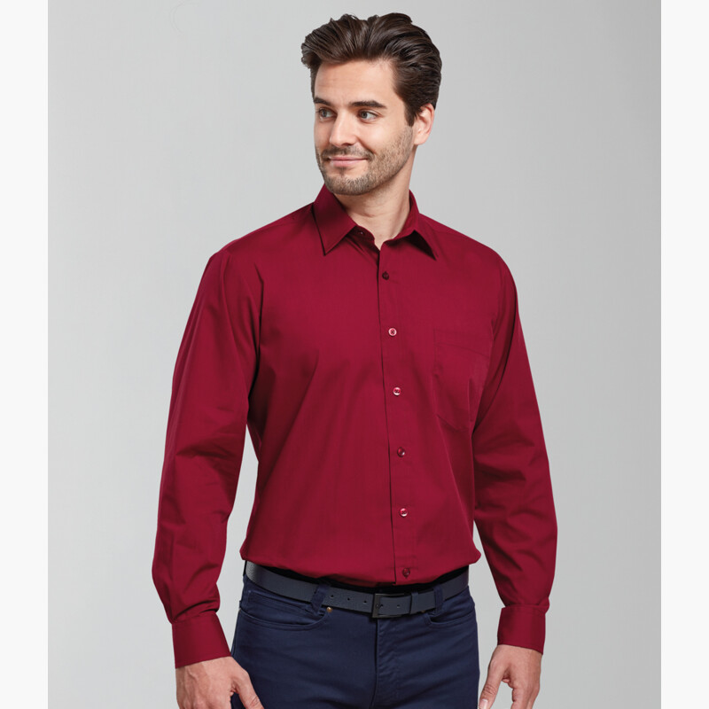 Premier Long Sleeve Poplin Shirt Thumbnail