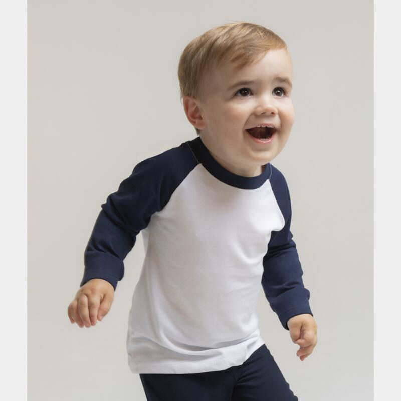 Larkwood Baby/Toddler Long Sleeve Baseball T-Shirt Thumbnail