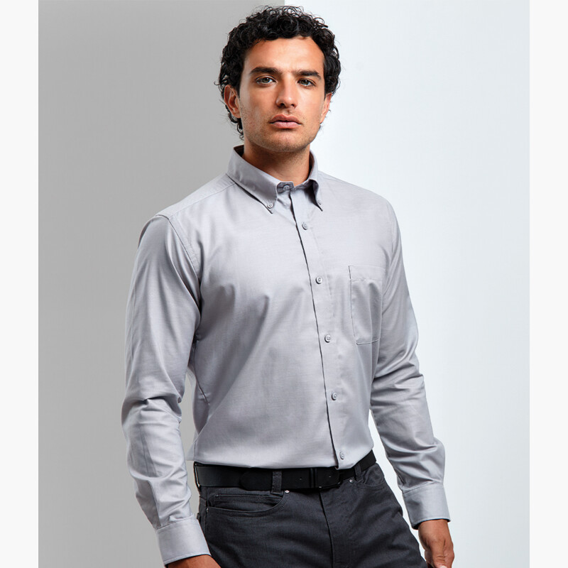 Premier Signature Long Sleeve Oxford Shirt Thumbnail