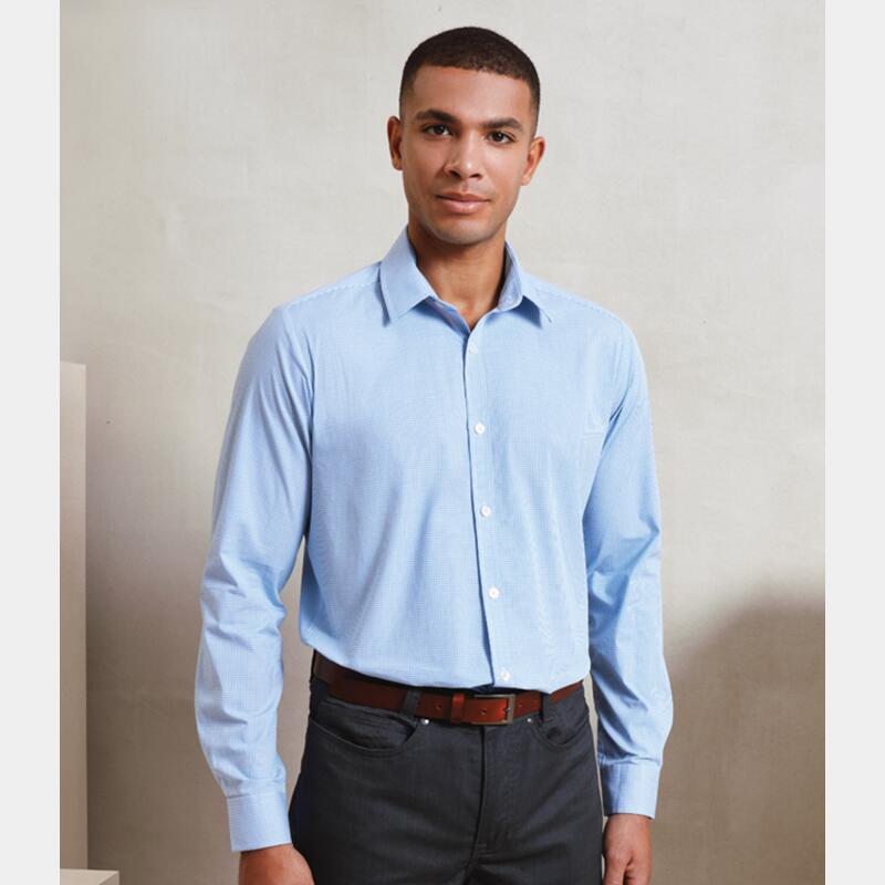 Premier Gingham Long Sleeve Shirt Thumbnail