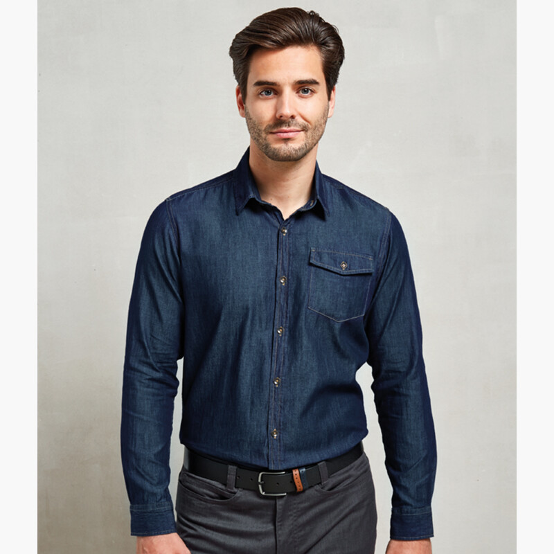 Premier Jeans Stitch Denim Shirt Thumbnail
