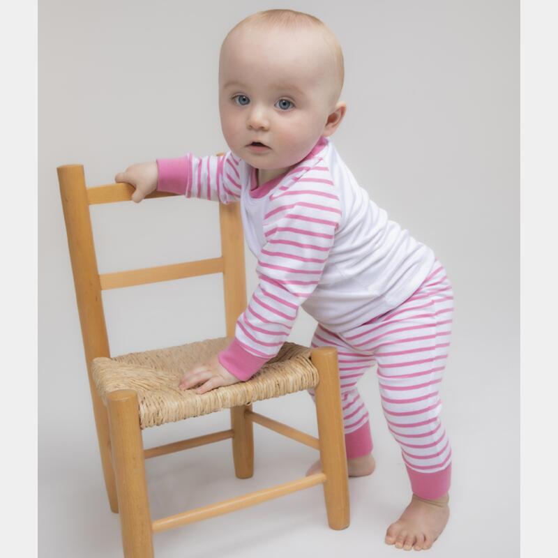 Larkwood Baby/Toddler Striped Pyjamas Thumbnail